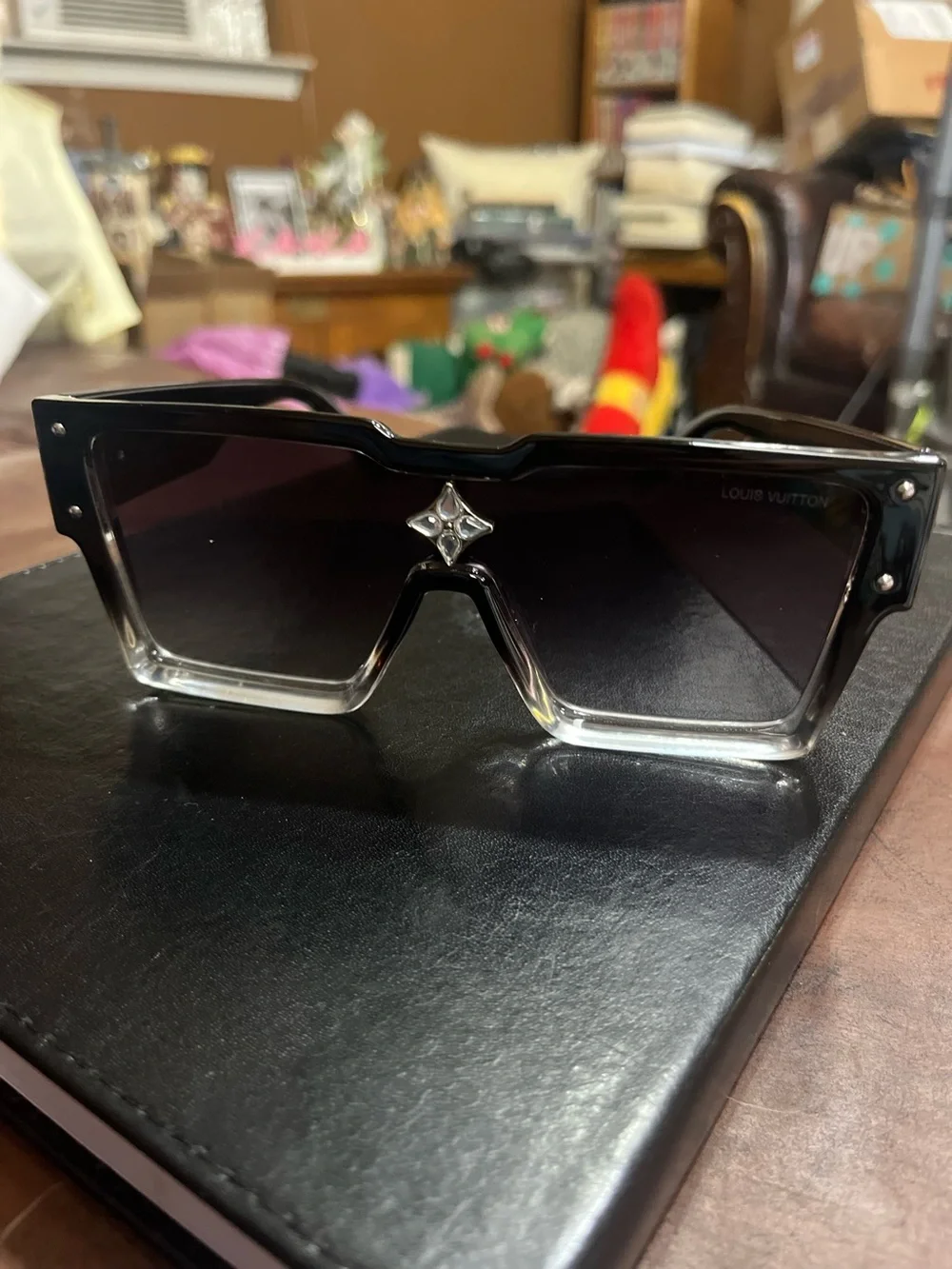 Louis. Vuitton. Cyclone Black Sunglasses Shades